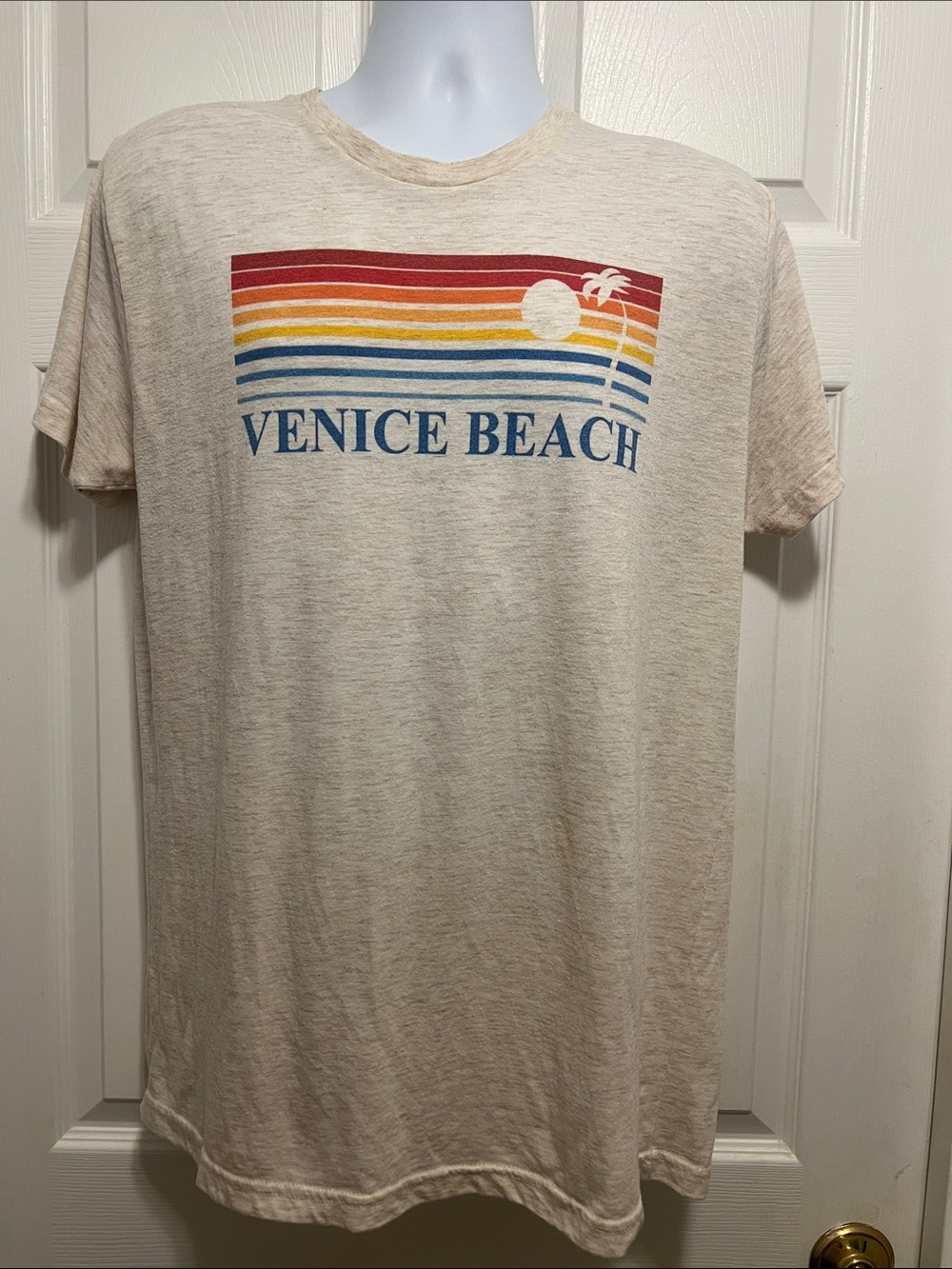 Venice Beach Graphic Tee - Cream
